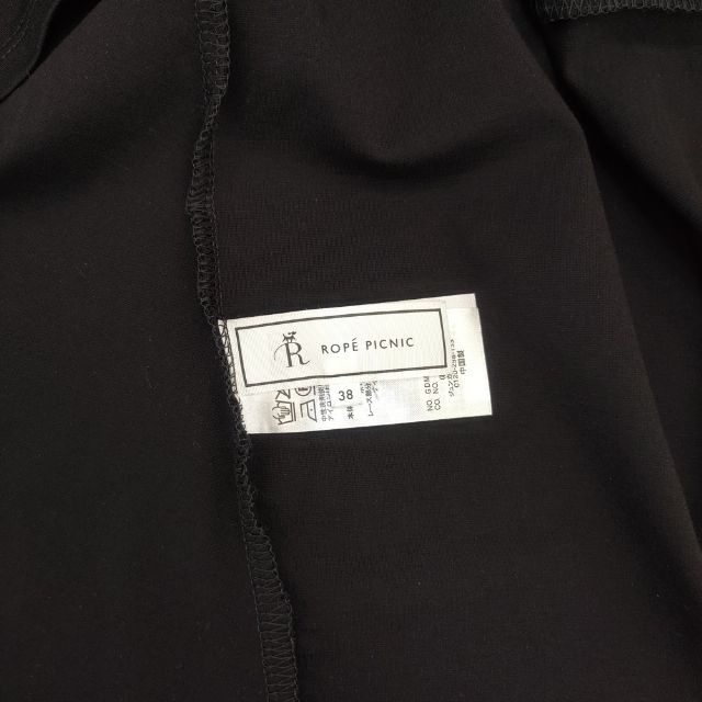 ROPE PICNIC UVカット・接触冷感 レースドッキングカットトップス ノースリーブブラウス 定価4499円 Tシャツ カットソー 25SS ブラック レディース ロペピクニック【中古】6-0701S auc-gee-jee-10197438 ブランド古着の専門店 ジージー サンプル画像3