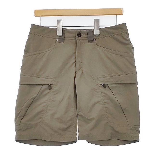 HAGLOFS サイズ38 ナイロン クライマティック Climatic ショートパンツ ハーフパンツ ショーツ カーキ レディース ホグロフス6-0615S