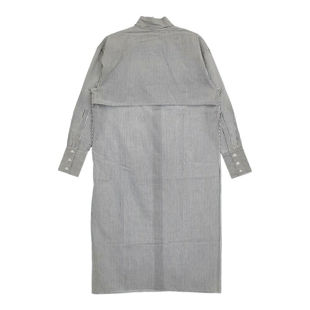 SEEALL ストライプシャツワンピース SAW33 DR304 サイズ38 ワンピース グレー ホワイト レディース シーオール【中古】5-0511M