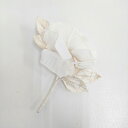 la fleur a2458 naomi コサージュ 定価19800円 ブローチ ホワイト レディース ラフルール【中古】5-0401G