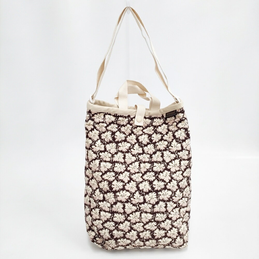 LAVENHAM キルティング 2way トートバッグ ショルダーバッグ アイボリー ボルドー レディース ラベンハ..