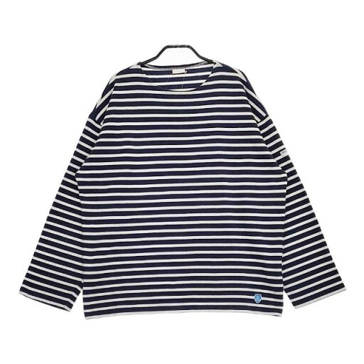 ORCIVAL バスクシャツ ボーダー 長袖Tシャツ カットソー ロンT ネイビー ホワイト レディース オーシバル/オーチバル【中古】5-0220M ORCIVAL バスクシャツ ボーダー 長袖Tシャツ カットソー ロンT ネイビー ホワイト レディース オーシバル/オーチバル【中古】5-0220M