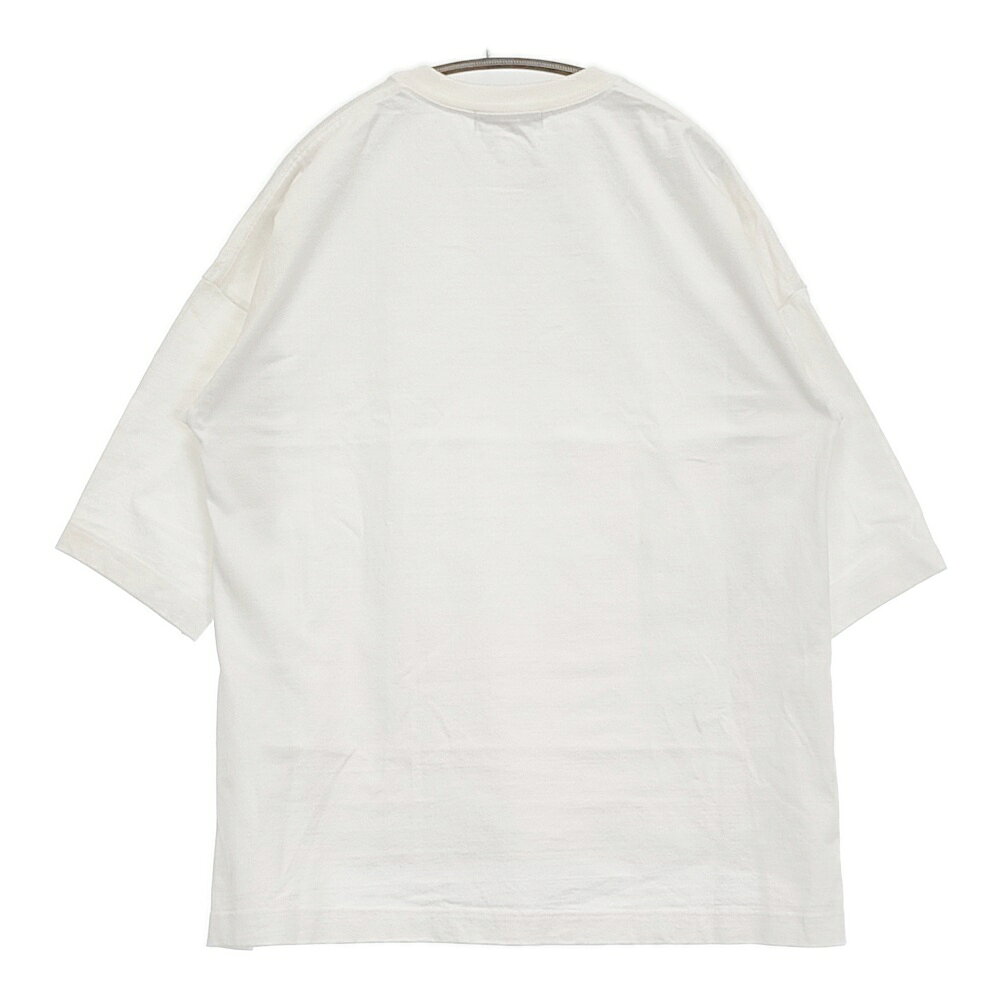 nano universe コットンワイドスリットプルオーバー 長袖Tシャツ カットソー ロンT ホワイト レディース ナノユニバース【中古】5-0809M auc-gee-jee-10177794 ブランド古着の専門店 ジージー サンプル画像2
