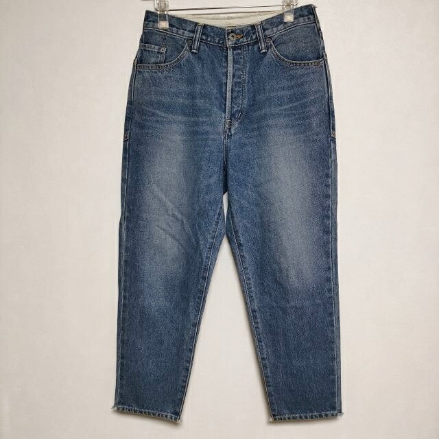 Johnbull カットオフジーンズ S 加工 デニムパンツ インディゴブルー レディース ジョンブル【中古】3-0817G