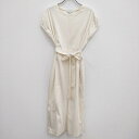JOSEPH UND CALLA FLOCKY DRESS サイズS ワンピース キナリ レディース ジョセフ【中古】4-0714S