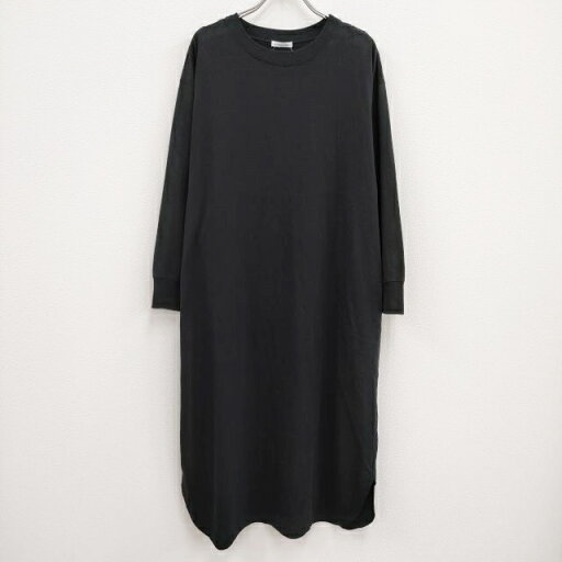 UNIVERSAL TISSU GALERIE TISSU エーゲ海オーガニック天竺 クルーネックワンピース 定価14850円 ブラック ユニバーサルティシュ【中古】4-0714M UNIVERSAL TISSU GALERIE TISSU エーゲ海オーガニック天竺 クルーネックワンピース 定価14850円 ブラック ユニバーサルティシュ【中古】4-0714M