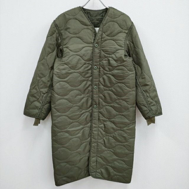 Rakuten - Rothco LINER/FIELD JACKET キルティングライナーコート X-SMALL ミリタリー ノーカラー コート カーキ レディース ロスコ【中古】3-1223T