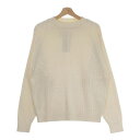 CIOTA 新品 Cable-knit Sweater サイズ5 KNLM-102 定価35200円 セーター コットン ニット 23AW ホワイト メンズ シ...