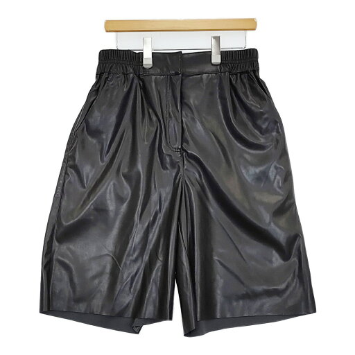 URBANCODE FAUX LEATHER SHORTS フェイクレザーショーツ JS LUXE購入 ショートパンツ 25SS ブラック レディース アーバンコード【中古】5-0603S URBANCODE FAUX LEATHER SHORTS フェイクレザーショーツ JS LUXE購入 ショートパンツ 25SS ブラック レディース アーバンコード【中古】5-0603S