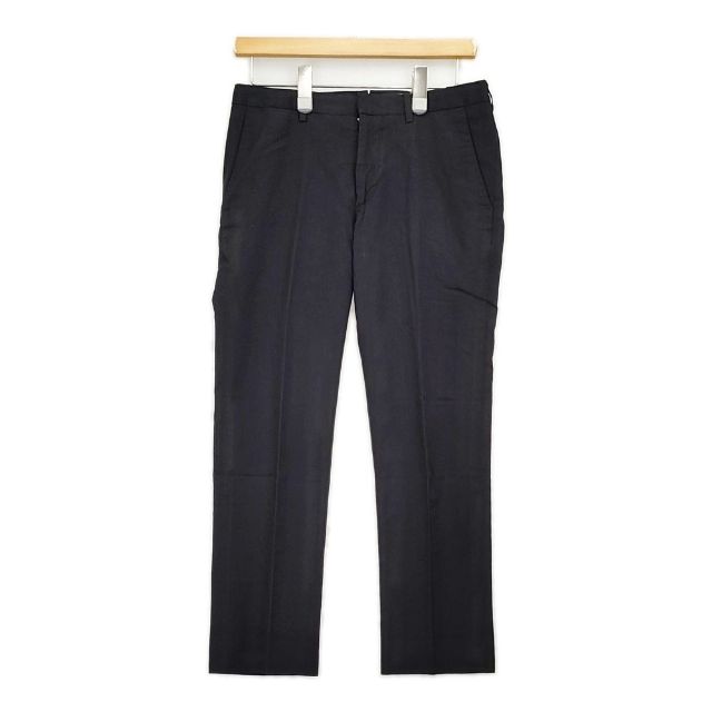 Rakuten - MARGARET HOWELL 578-242305 ウールコットン センタープレススラックス パンツ ネイビー レディース マーガレットハウエル【中古】6-0228M