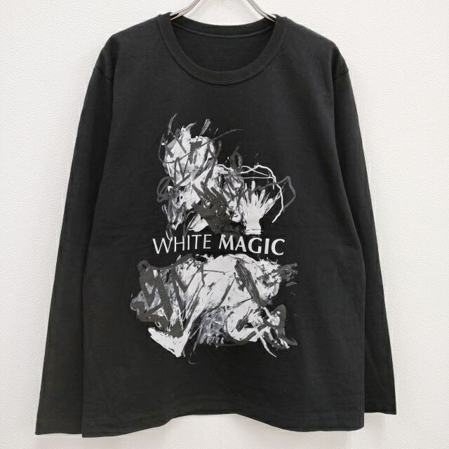 s'yte Yohji Yamamoto 久米繊維 white magic um-t06-006 長袖Tシャツ カットソー ロンT ブラック サイトヨウジヤマモト【中古】4-0213M♪