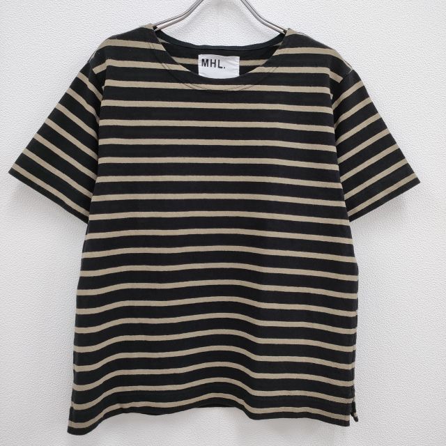 MHL. STRIPED DRY COTTON JERSEY ボーダー 595-3168555 2 