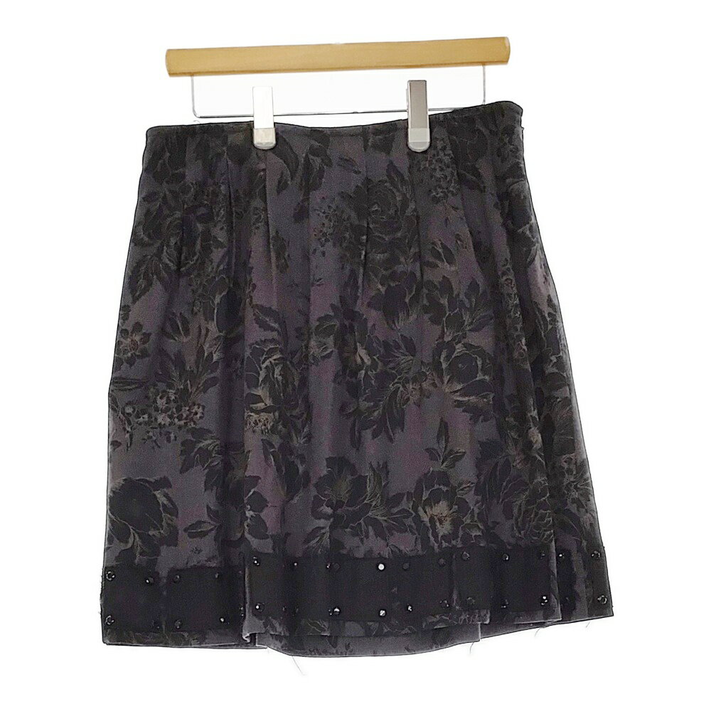 【中古】ETRO花柄ラインストーン...