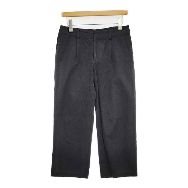 Rakuten - MARGARET HOWELL 578-243901 コットントラウザーズ へリンボーン パンツ チャコールグレー レディース マーガレットハウエル【中古】6-0223G