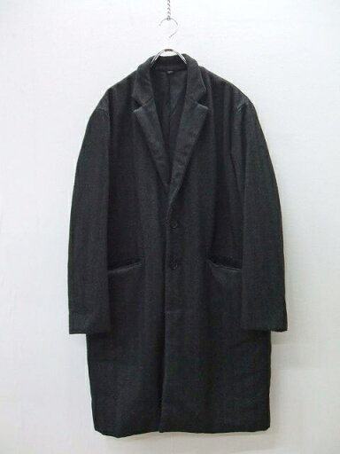 UNITED ARROWS 1125-133-6551 ヘリンボーン サイズL チェスターコート チャコールグレー メンズ ユナイテッドアローズ【中古】0-1026A UNITED ARROWS 1125-133-6551 ヘリンボーン サイズL チェスターコート チャコールグレー メンズ ユナイテッドアローズ【中古】0-1026A
