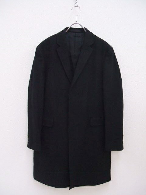 LAD MUSICIAN CHESTER COAT チェスターコート ブラック メンズ ラッドミュージシャン【中古】2-0103A♪