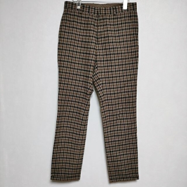 Rakuten - URBAN RESEARCH チェック ウール パンツ ブラウン メンズ アーバンリサーチ【中古】3-0903T