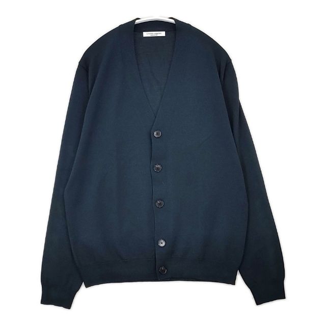 UNITED ARROWS UASB ハイゲージ カーディガン ニット 定価18700円 ウール カーディガン グリーン系 メンズ ユナイテッドアローズ【中古】6-0102T