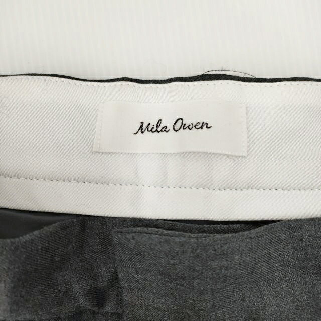 Mila Owen ワイドスラックス センタープレス サイズ0 パンツ グレー レディース ミラオーウェン【中古】3-1130T auc-gee-jee-10142312 ブランド古着の専門店 ジージー サンプル画像3