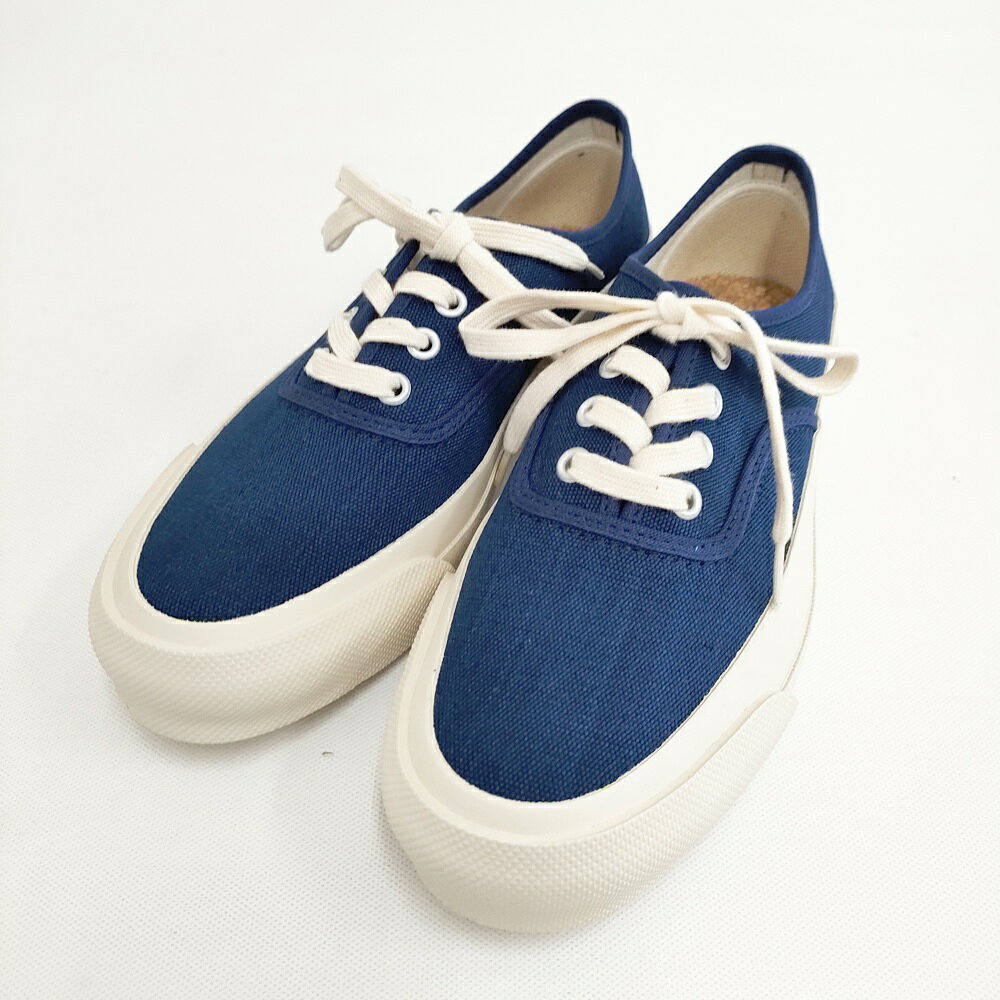 DOEK SHOE INDUSTRIES 新品 DOEK OXFORD スニーカー 23cm 定価14300円 スニーカー ネイビー レディース ドゥックシューインダストリーズ【中古】5-0625G