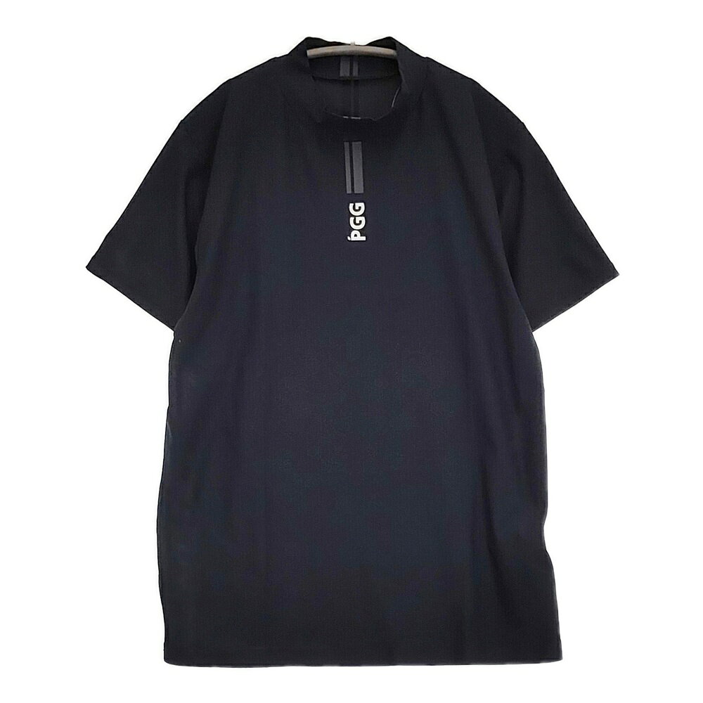 PGG/PEARLY GATES モックネック ゴルフウェア 268-3267605 サイズ5 カットソー ネイビー メンズ ピージ..