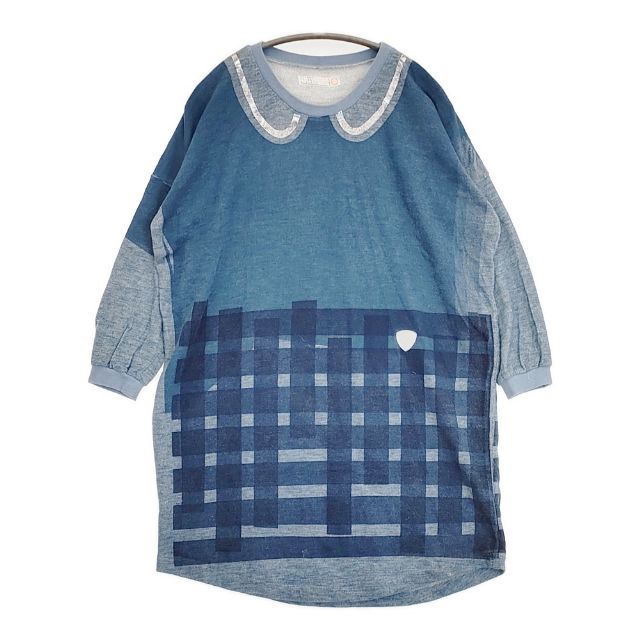 spoken words project チュニック スウェット ブルー レディース スポークンワーズプロジェクト【中古】6-0301M
