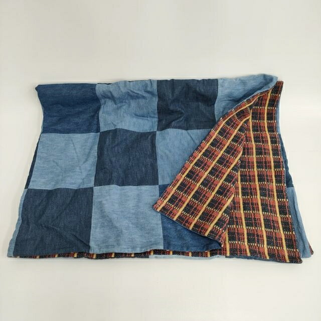 VISVIM 新品 イベント限定 PATCHWORK BLANKET 0122305005001 ブランケット 2022年 ブルー レッド メンズ ビズビム/ヴィズヴィム【中古】4-0405T♪