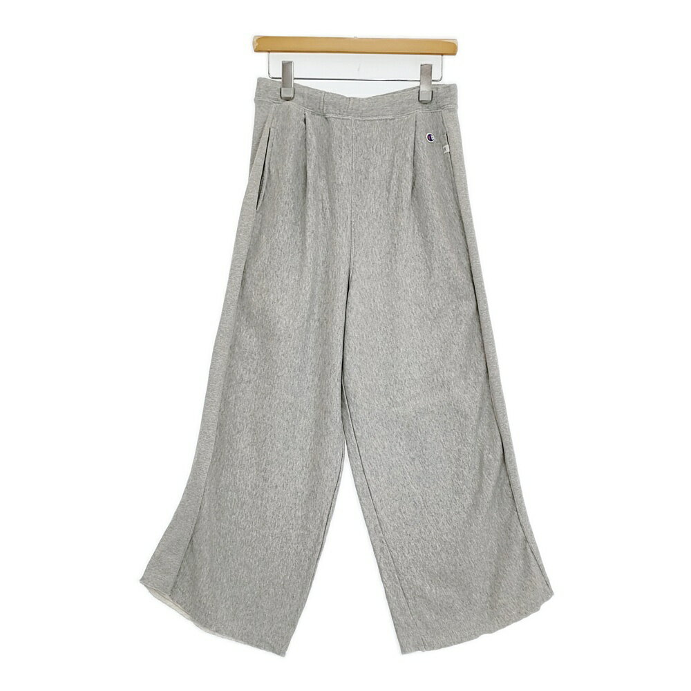 Rakuten - ETRE TOKYO/Champion 別注 REVERSE WEAVE リバースウィーブスウェットワイドパンツ 定価19800円 2025 グレー レディース エトレトウキョウ/チャンピオン【中古】6-0314G