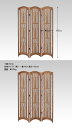 【代引不可】 スクリーン 3連 B703B 籐 籐家具 ラタン ダークブラウンフレーム 籐スクリーン 籐衝立 スクリーン 3連 3枚タイプ 折り畳み式 衝立 パーテーション 目隠し 間仕切り 完成品 輸入品 2
