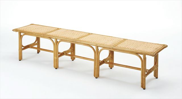 籐ベンチ 大 Y-880 ライトブラウン 籐 籐家具 ベンチ 椅子 イス アジアンリビングルーム籐 ラタン 製 輸入品 完成品