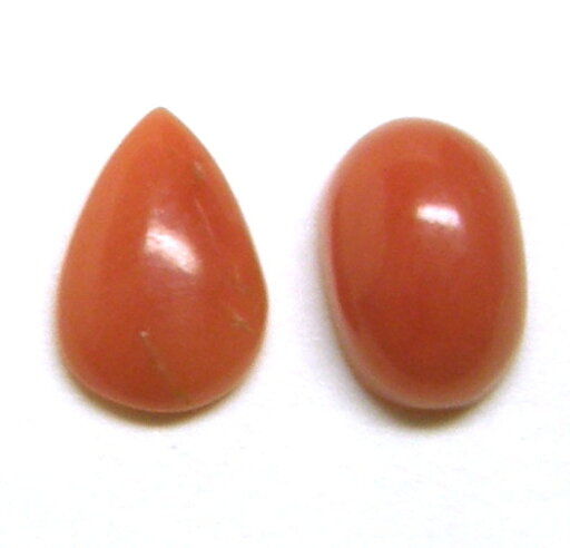天然珊瑚1.40ct2個 天然珊瑚1.40ct2個