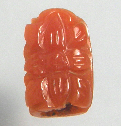 天然石 珊瑚1.98ct彫刻品