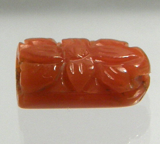 天然石 珊瑚1.98ct彫刻品