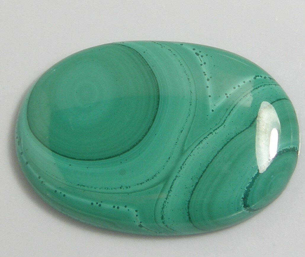 天然石　マラカイト95．80ct