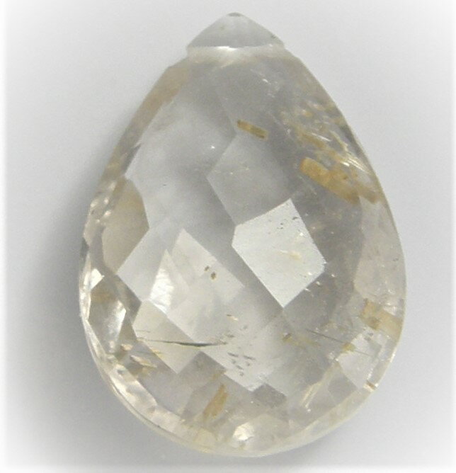 宝石名 天然　ルチルインクォーツ 産地 ブラジル産 重さ 　5．91ct サイズ 　15．8x11x5．8ミリ 色 ホワイト色 商品説明 ルチル入りクォーツ両面カット　先端通し横穴あけ加工済み。 発送 簡易書留郵便も対応しています。重さによ...