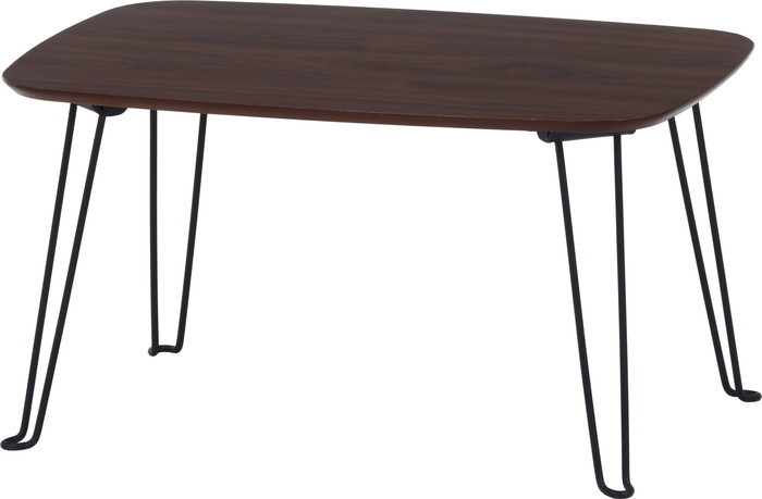 折れ脚ローテーブル トロン 6040 ダークブラウン fj-92245 センターテーブル ローテーブル テーブル 送料無料 北欧 モダン 家具 インテリア ナチ...