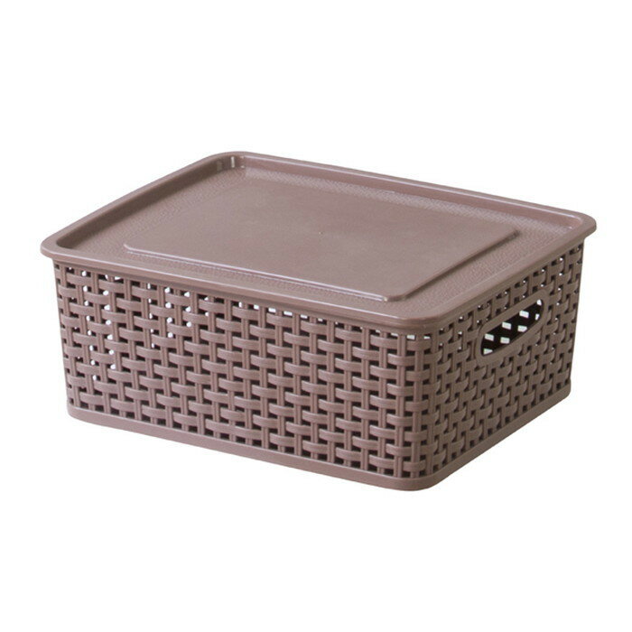アミー ボックスS ブラウン W36×D30×H13.5 az-lfs-691br あす楽 収納ケース ボックス 押入れ収納 収納 家具 送料無料 北欧 モダン 家具 インテリア ナチュラル テイスト 新生活 オススメ おしゃれ 後払いのサムネイル