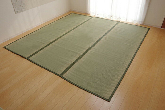 日本製 い草上敷 草津 くさつ 本間 3畳 191×286cm ike-526082s10送料無料 北欧 モダン 家具 インテリア ナチュラル テイスト 新生活 オススメ おしゃれ 後払い マット 絨毯 ラグ カーペット リビング
