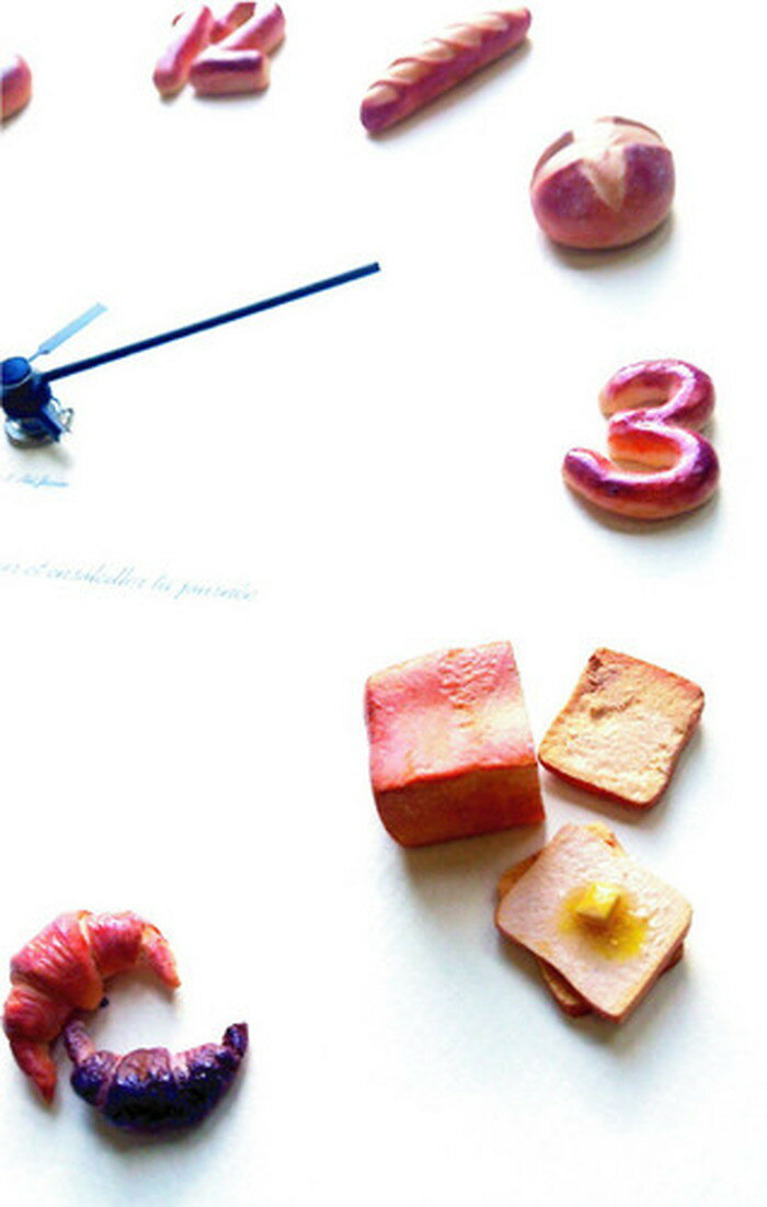 パン 掛時計 Horloge du pain ナチュラル KK-1002 保証付 店舗 カフェ ラウンジ ロビー ホテル 法人 kar-5091240s2 掛け時計 置き時計 掛け時計 送料無料 北欧 モダン 家具 インテリア ナチュラル テイスト 新生活 オススメ おしゃれ 後払い