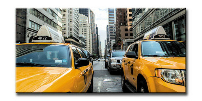 CANVAS ART Х New York Yellow Cab ˥塼衼  M W600H300D20mm US-5006 kar-6248598s2 ȥѥͥ ȥܡ ɻ ե ̵ ̲  ȶ ƥꥢ ʥ ƥ   