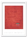 インテリアアート JURGEN WEGNER Untitled 1991 red ヒモ付 AB-13290 kar-6303820s1 アートパネル アートボー...