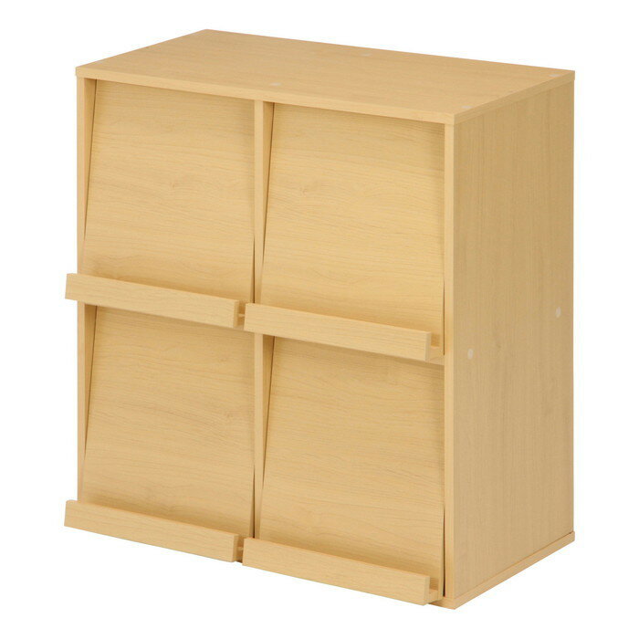 ディスプレイラック 4マス ナチュラル DP8085NA fj-86033 リビング壁面収納 システム収納 収納 家具 送..