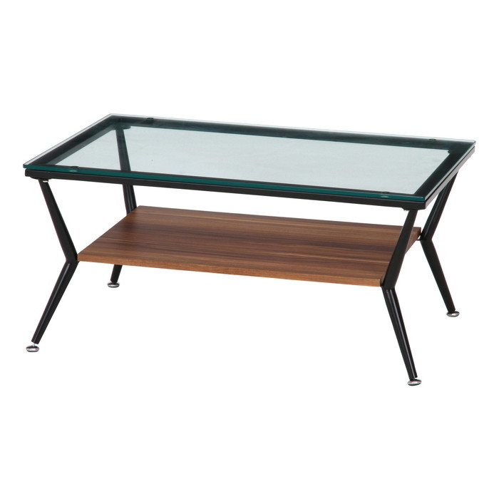 ガラスリビングテーブル クレア ダークブラウン CLARA fj-96700 ダイニングテーブル テーブル 送料無料 北欧 モダン 家具 インテリア ナチュラル テイスト 新生活 オススメ おしゃれ 後払いのサムネイル