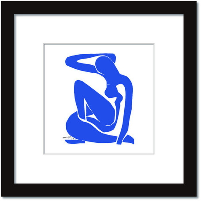 樂天商城 - アンリ・マティス Henri Matisse Nu bleuI Blue Nude1 HM-1003BK Sサイズフレームカラー ブラック 店舗 カフェ ラウンジ ロビー ホテル 法人 kar-7484887S1 アートパネル アートボード 壁紙 装飾フィルム 送料無料 北欧 モダン 家具 インテ