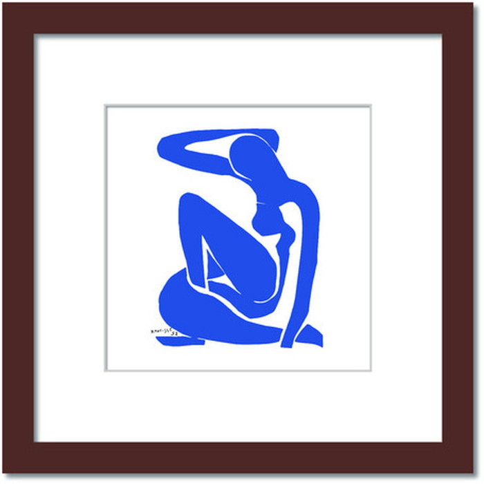 樂天商城 - アンリ・マティス Henri Matisse Nu bleuI Blue Nude1 HM-2003BR Mサイズフレームカラー ブラウン 店舗 カフェ ラウンジ ロビー ホテル 法人 kar-7484887S7 アートパネル アートボード 壁紙 装飾フィルム 送料無料 北欧 モダン 家具 インテ