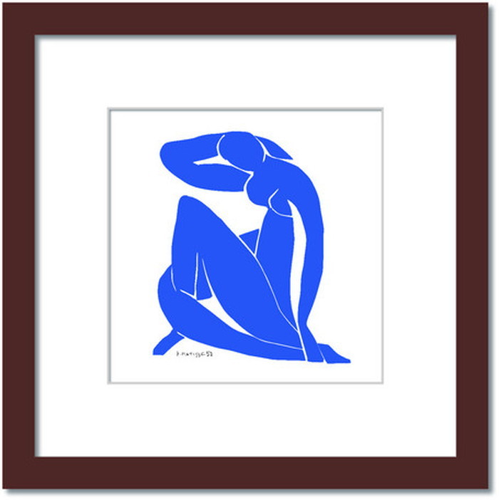 ꡦޥƥ Henri Matisse Nu bleuII Blue Nude2 HM-1004BR Sե졼५顼 ֥饦...