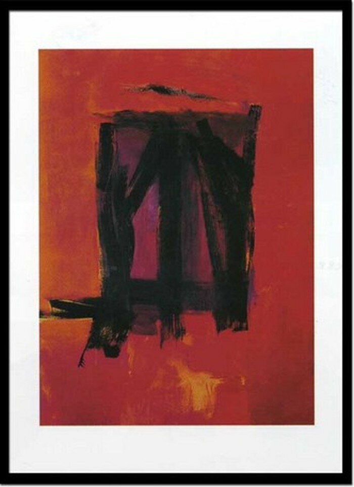 アートフレーム フランツ クライン Franz Kline Red painting 1961 Silkscreen 730x1030x30mm IFK-14372 bic-6942417s1 アートパネル アートボード 壁紙 装飾フィルム 送料無料 北欧 モダン 家具 インテリア ナチュラル テイスト 新生活 オススメ おしゃれ 後払い