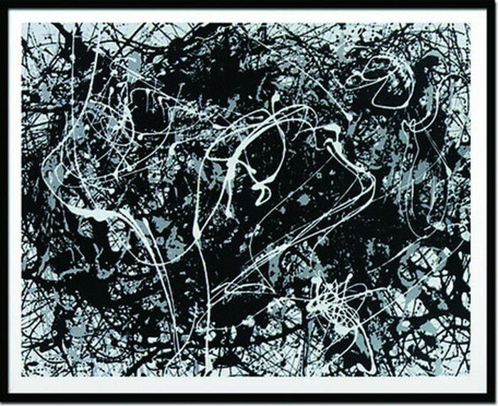 アートフレーム ジャクソン・ポロック Jackson Pollock Number 33 1949 Silkscreen 1130x860x30mm IJP-14391 bic-6942437s1 アートパネル アートボード 壁紙 装飾フィルム 送料無料 北欧 モダン 家具 インテリア ナチュラル テイスト 新生活 オススメ おしゃれ 後払のサムネイル