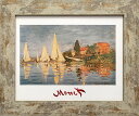 アートフレーム クロード・モネ Claude Monet Regata ad Argenteuil S WH 378x318x15mm ZFA-61781 bic-6943342s1送料無料 北欧 モダン 家具 インテリア ナチュラル テイスト 新生活 オススメ おしゃれ 後払い 雑貨