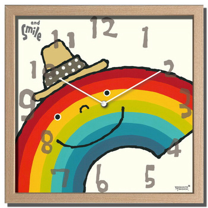 アーティストクロック Artist Clock 武内 祐人 虹 320x320x55mm CAC-52640 bic-7074693s1 掛け時計 置き時計 掛け時計 送料無料 北欧 モダン 家具 インテリア ナチュラル テイスト 新生活 オススメ おしゃれ 後払い